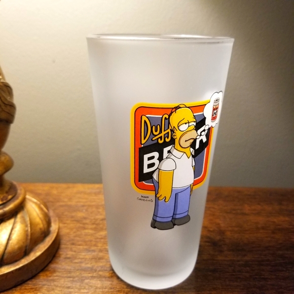 The Simpson's Duff Beer Glass Homer - Picture 2 of 8
